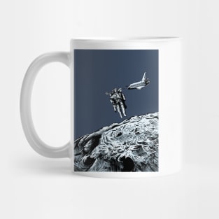 Spaceman by the moon Mug